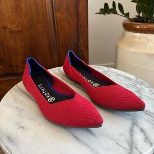 Rothy’s The Point Red Flats
